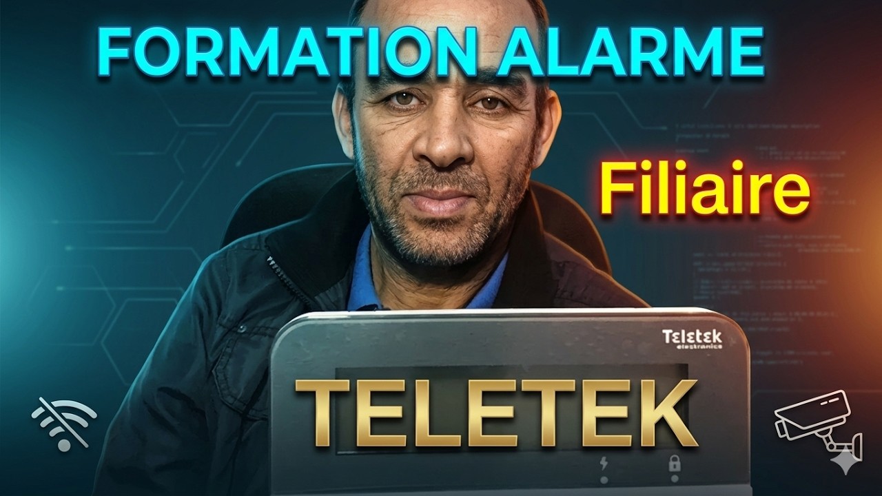 #1ere partie-Formation complète alarme antivol TELETEK Eclipse8-برنامج تعليمي-