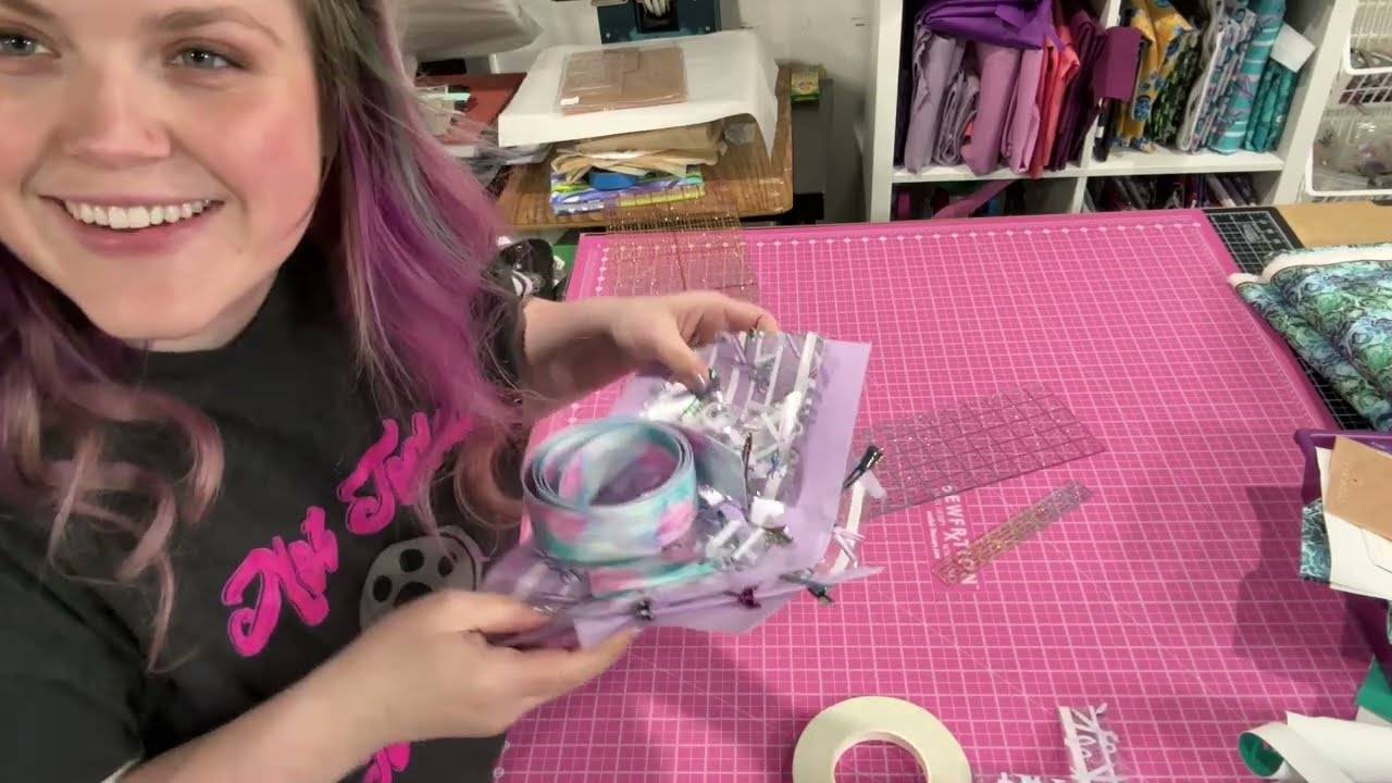 Cutting the Nooga Bag by K DIll Handmade
