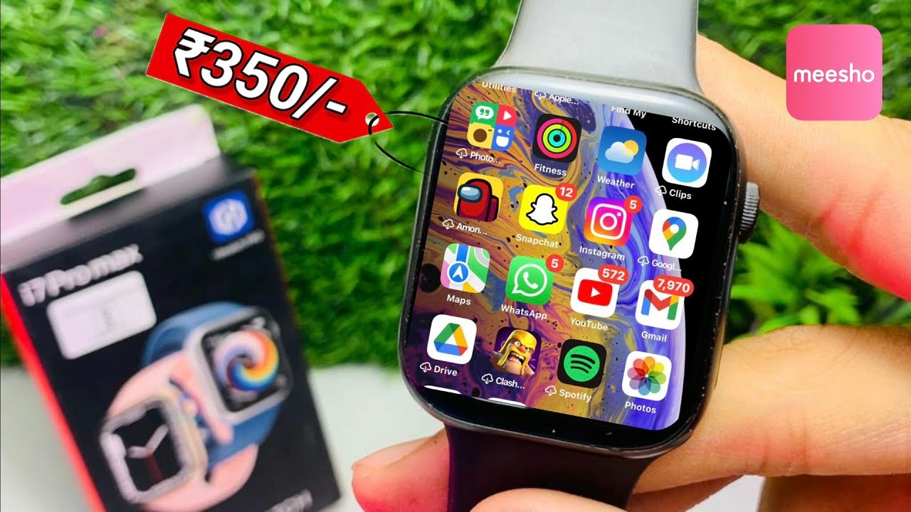 *Testing ₹350 Smartwatch From Meesho* 😲 i7 Pro Max Smart Watch🔥