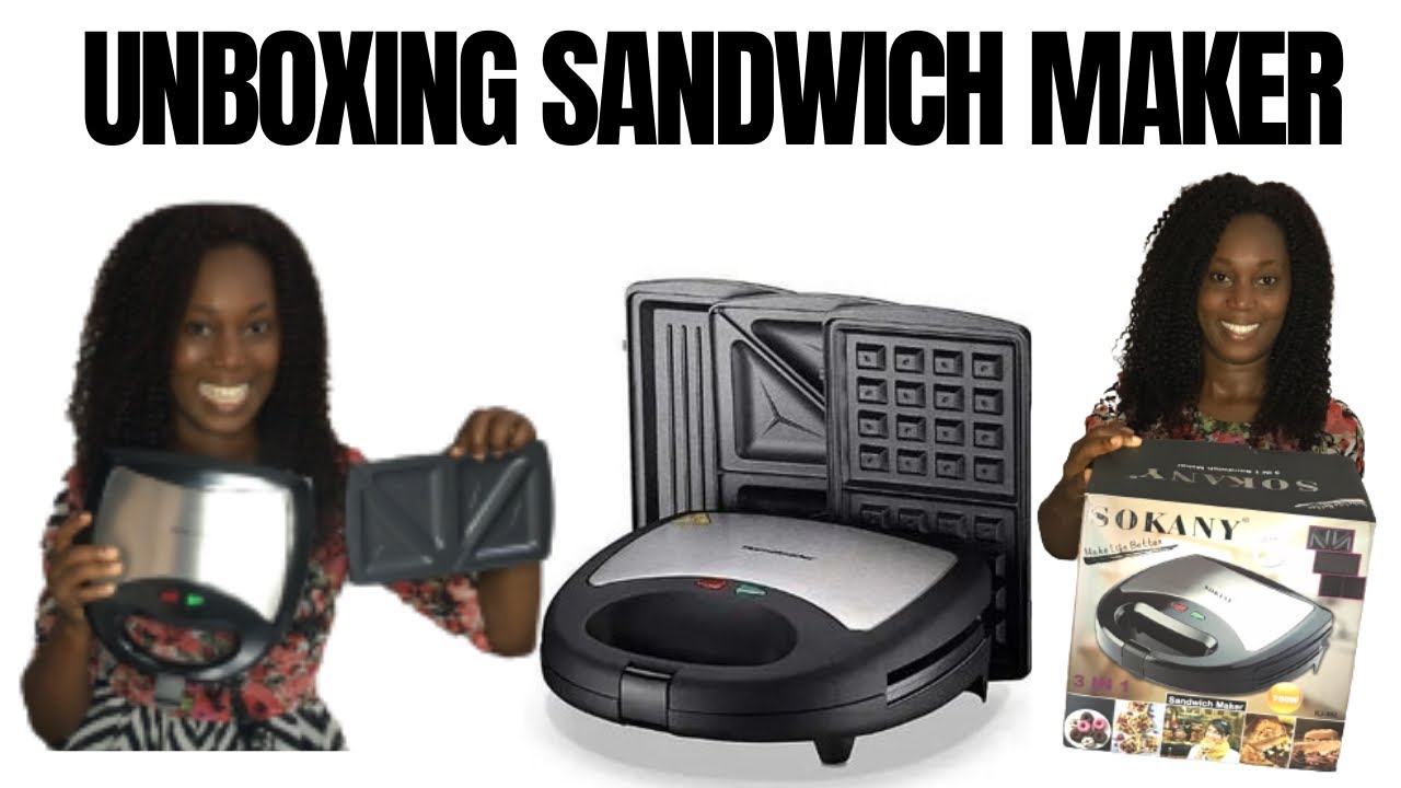Unboxing SOKANY 3 in 1 Sandwich Maker