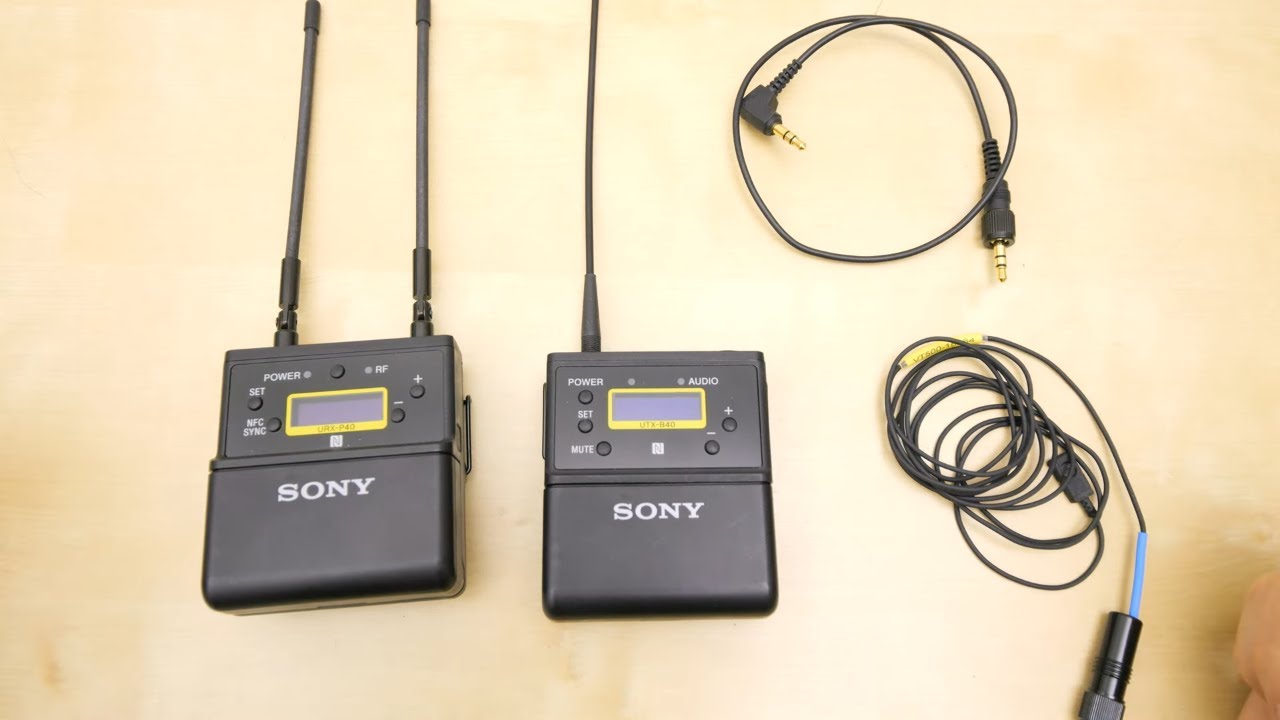 Sony UWP-D21 | Do you need Sony 3.5mm cables for Sony Wireless systems?