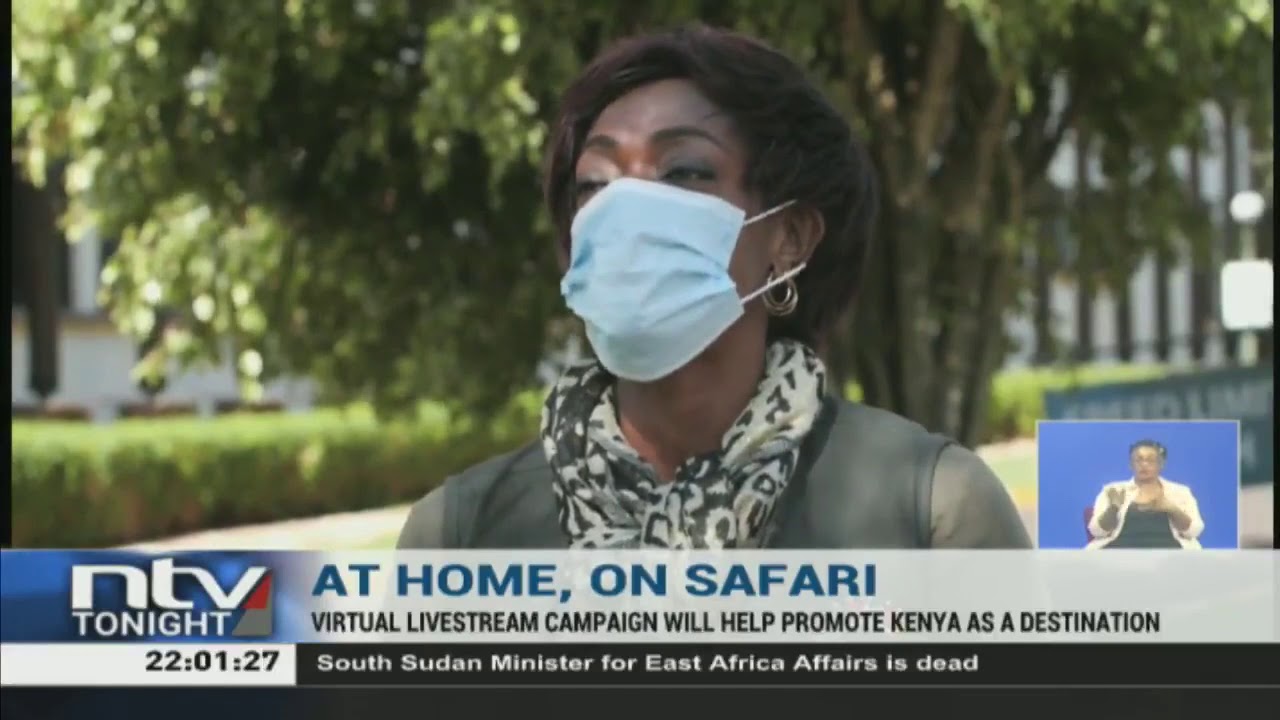Kenya Tourism Board staff initiates virtual safari right