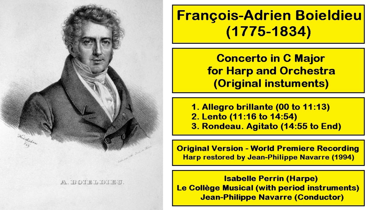 Francois-Adrien Boieldieu (1775-1834) - Concerto in C Major for Harp and Orchestra