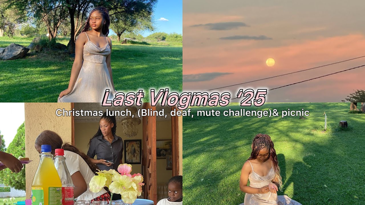 MY LAST DAYS OF 2025 (blind, deaf, mute baking challenge)