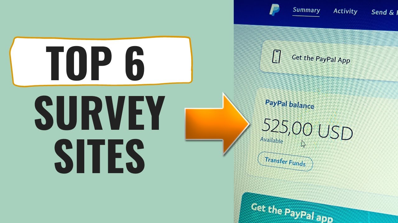 Top 6 Survey Apps To Get Paid In PayPal Money ( Make Money Online In 2022) Opinion Pioneer Survey