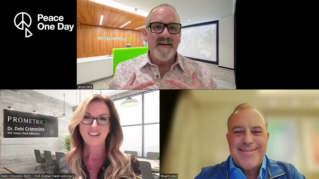 Interview with Stuart Udell & Dr. Jesús Jara for the #PeaceOneDay #EducationDay Broadcast.