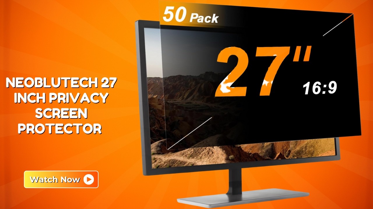 The Must-Have Tool for Public Work – NeoBluTech 27 Inch Privacy Screen Protector – REVIEW