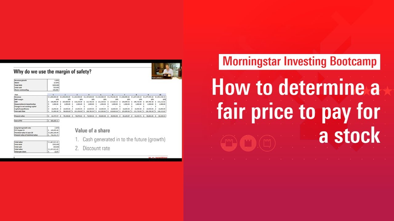 How To Determine a Fair Price To Pay for a Stock