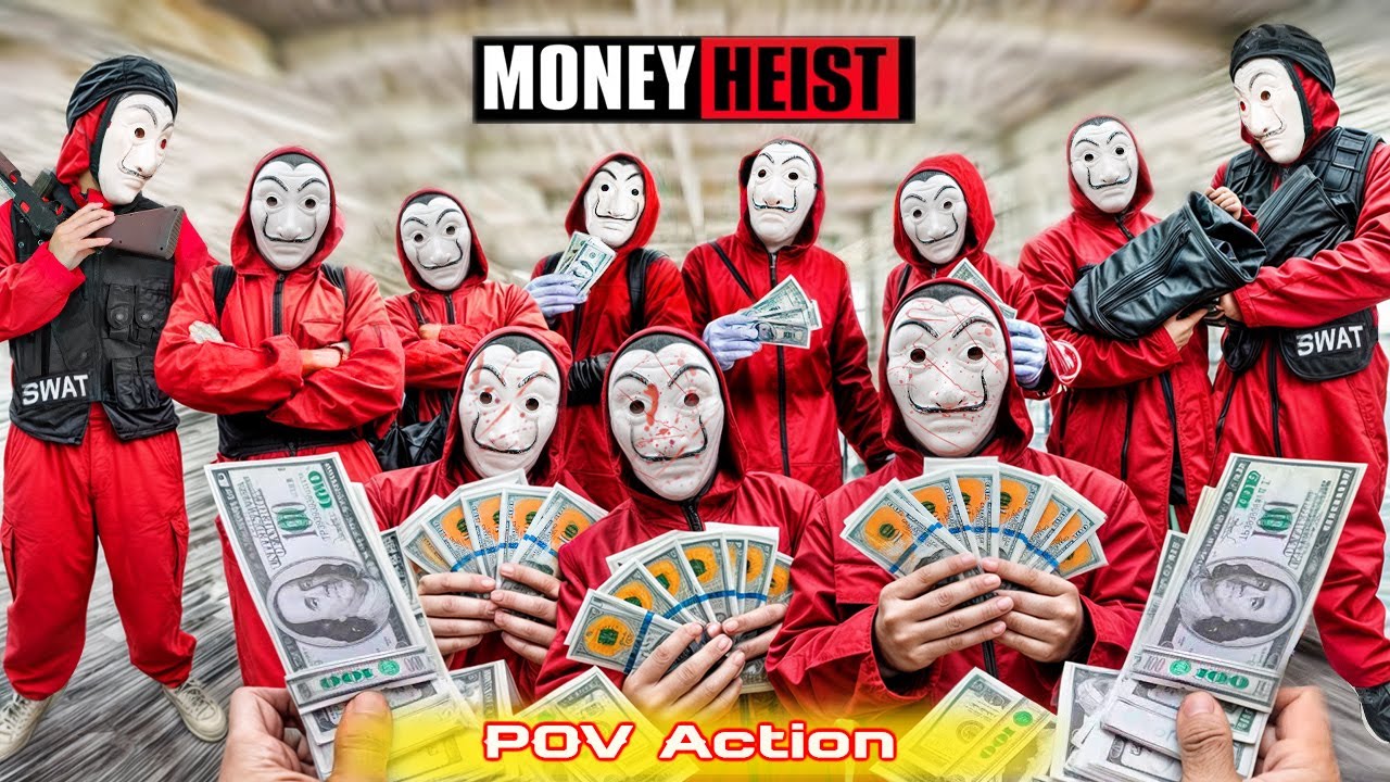 PARKOUR VS MONEY HEIST! 2 | POLICE: No ESCAPE, BAD GUYS closed all exits (BELLA CIAO REMIX) Epic POV