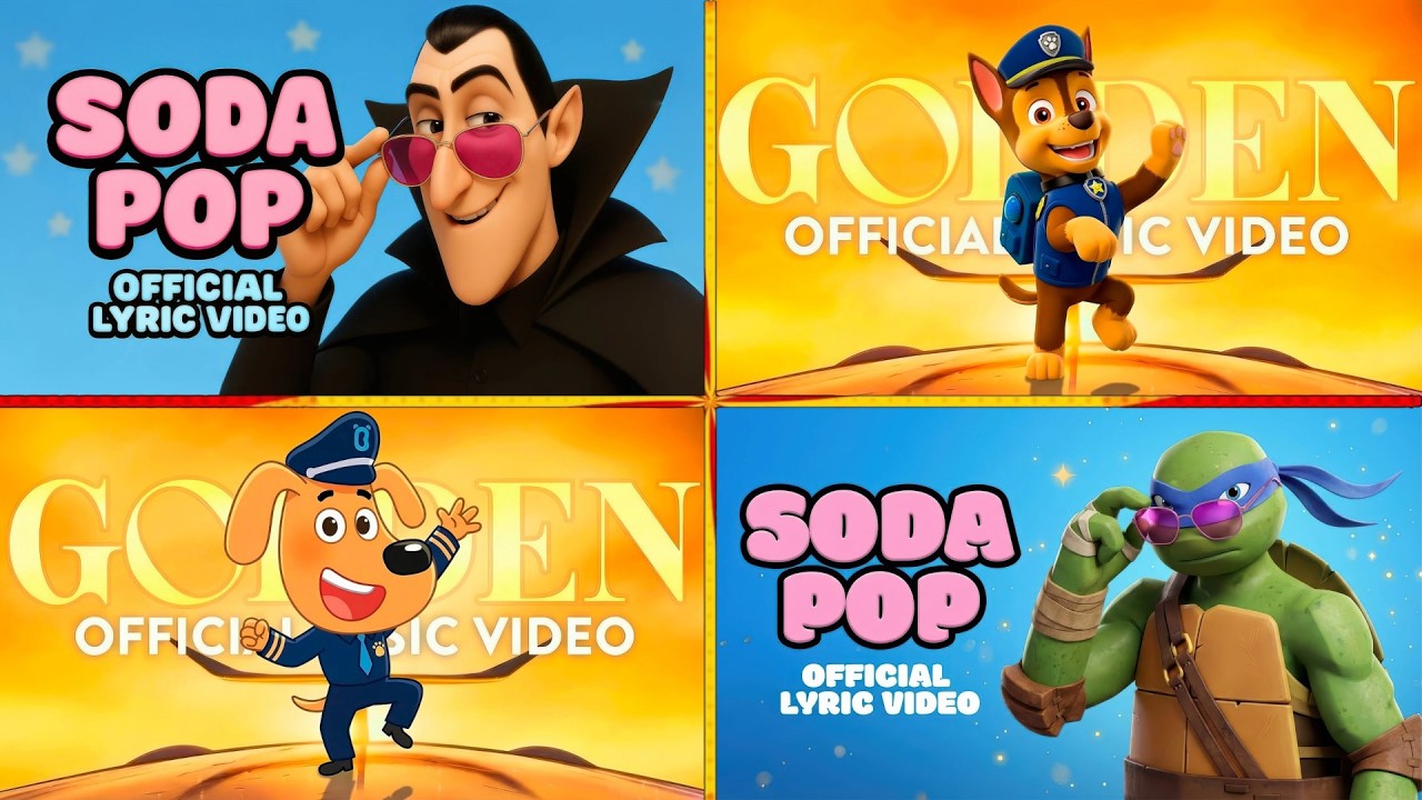 SODA POP HOTEL TRANSYLVANİA 🆚GOLDEN X PAW PATROL🆚GOLDEN X BLUEY🆚SODAPOP NİNJA TURTLE MEGA BATTLE #33
