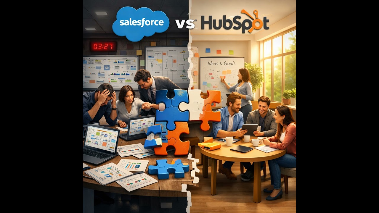 HubSpot vs. Salesforce: când să integrați și când să migrați