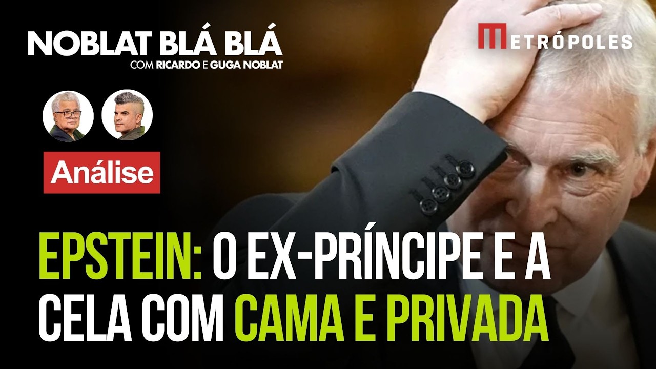 SOLTO: ex-príncipe Andrew após acusação de envolvimento com Epstein
