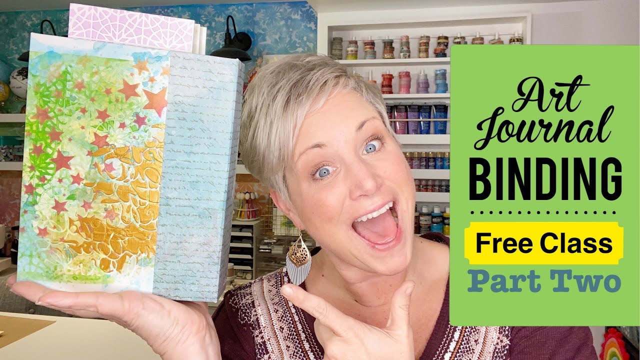 Art Journal Binding- Free Class- Part 2