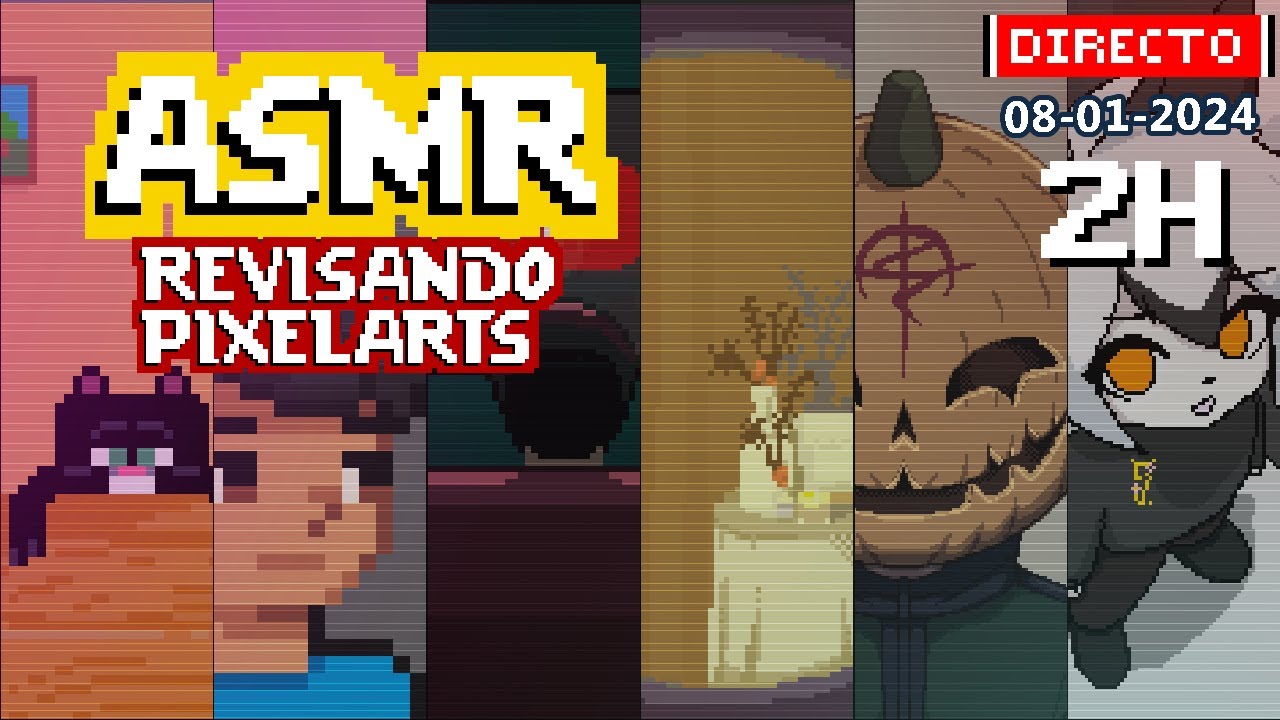 🎨 ASMR de Pixelart: Descubre el Talento de Mi Comunidad [DIRECTO 08/01/2024] 🌟
