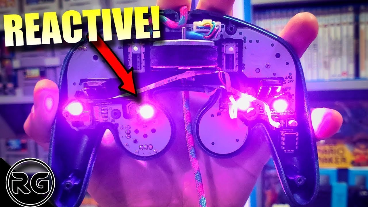 NEW REACTIVE LED Mod for Gamecube and Smash Bros ~ Project Update
