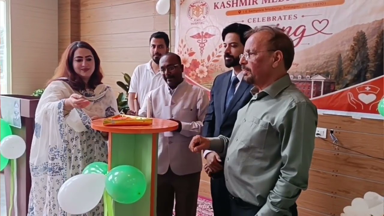 Kashmir Medical College and Hospital (KMCH) Sempora, Srinagar celebrates #International #Nurses #Day
