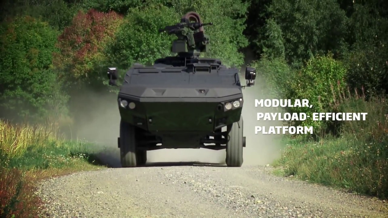 Patria | New 8x8 Armoured Wheeled Vehicle Concept 1080p