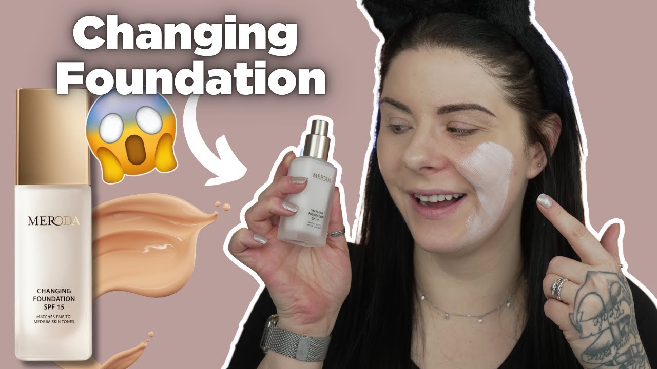 Meroda Changing Foundation im LIVETEST deutsch