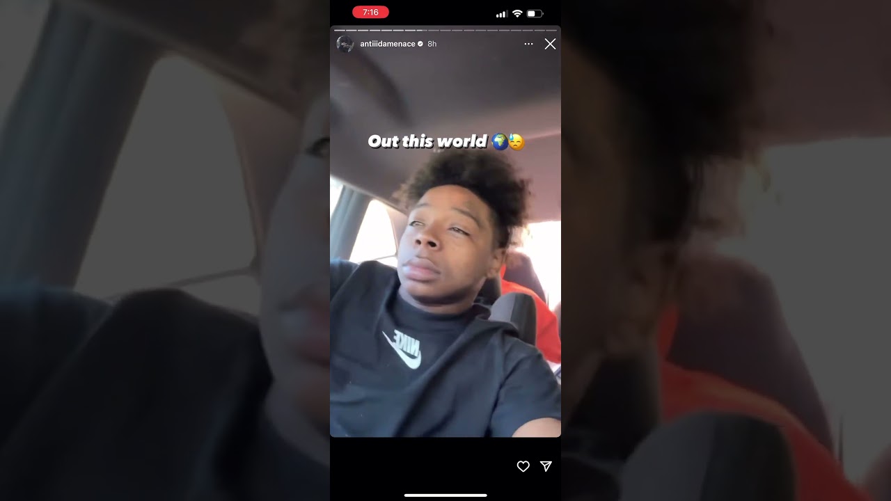 Anti Da Menace CRYING IN TRAFFIC #shortvideo #youtubeshorts #youtube #rapper #rap #shorts #viral