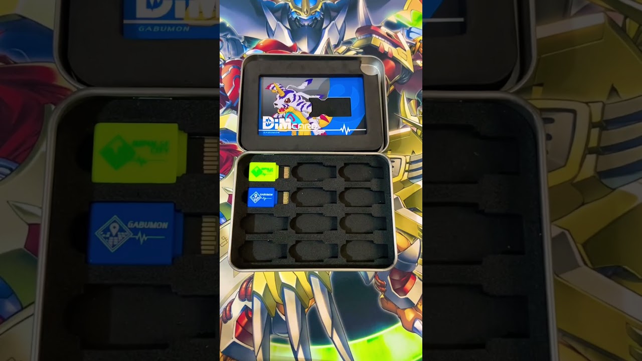 Vital Bracelet BE Dim Card/BEMemory Case - Engrave em all - Etsy #digimon #digitalmonster #shorts