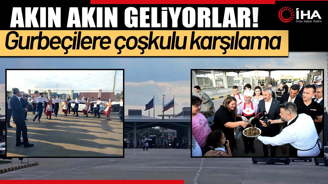 Gurbetçilerin Ana Vatana Yolculuğu Başladı