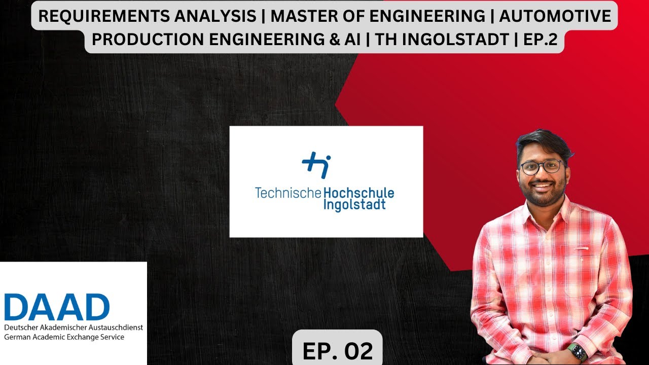 REQUIREMENTS ANALYSIS | M - ENGI. | AUTOMOTIVE PRODUCTION ENGINEERING & AI | TH INGOLSTADT | EP.2