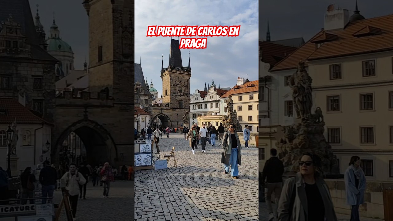 El puente de Carlos en Praga #prague #praha #republicacheca #puentes #europe #medieval #travel