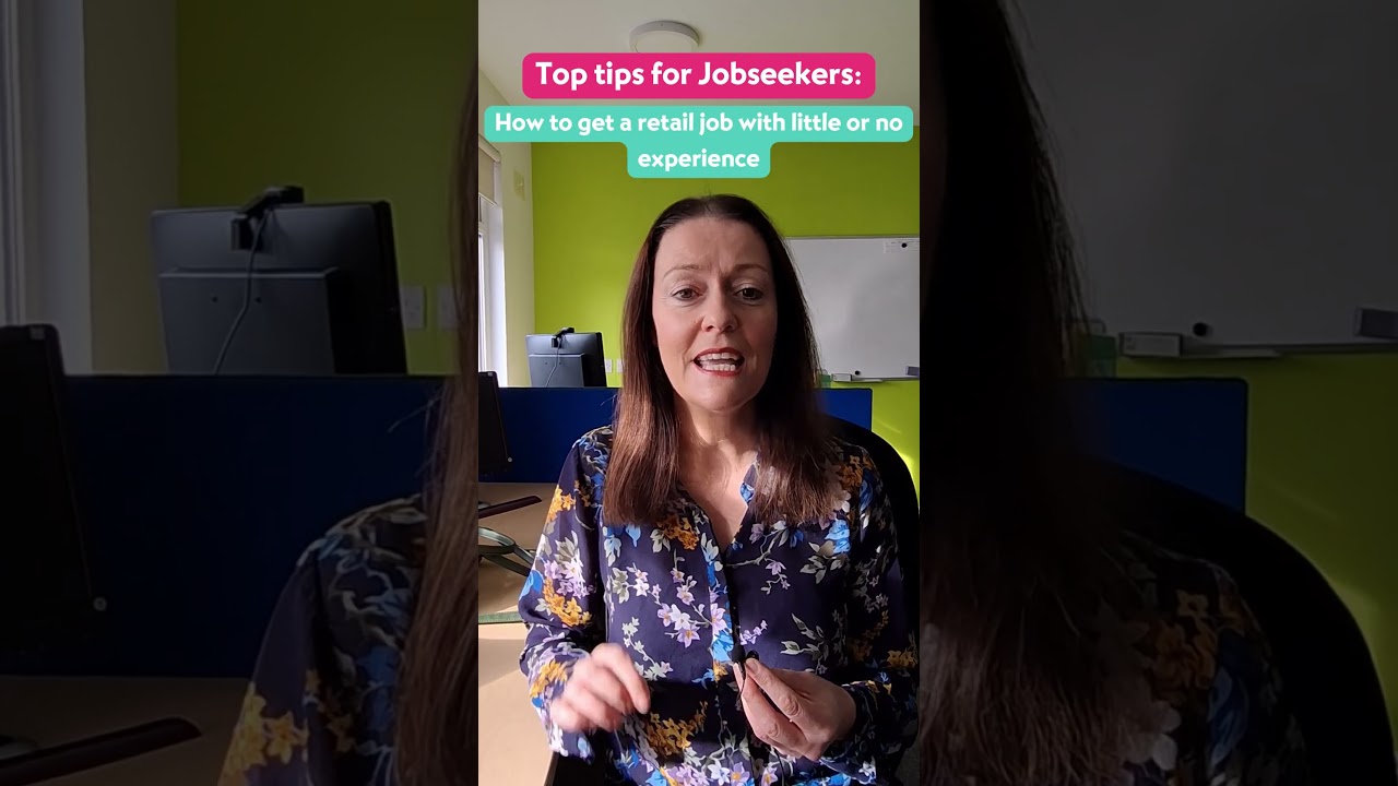 Maria's top tip #1 retail job with no experience