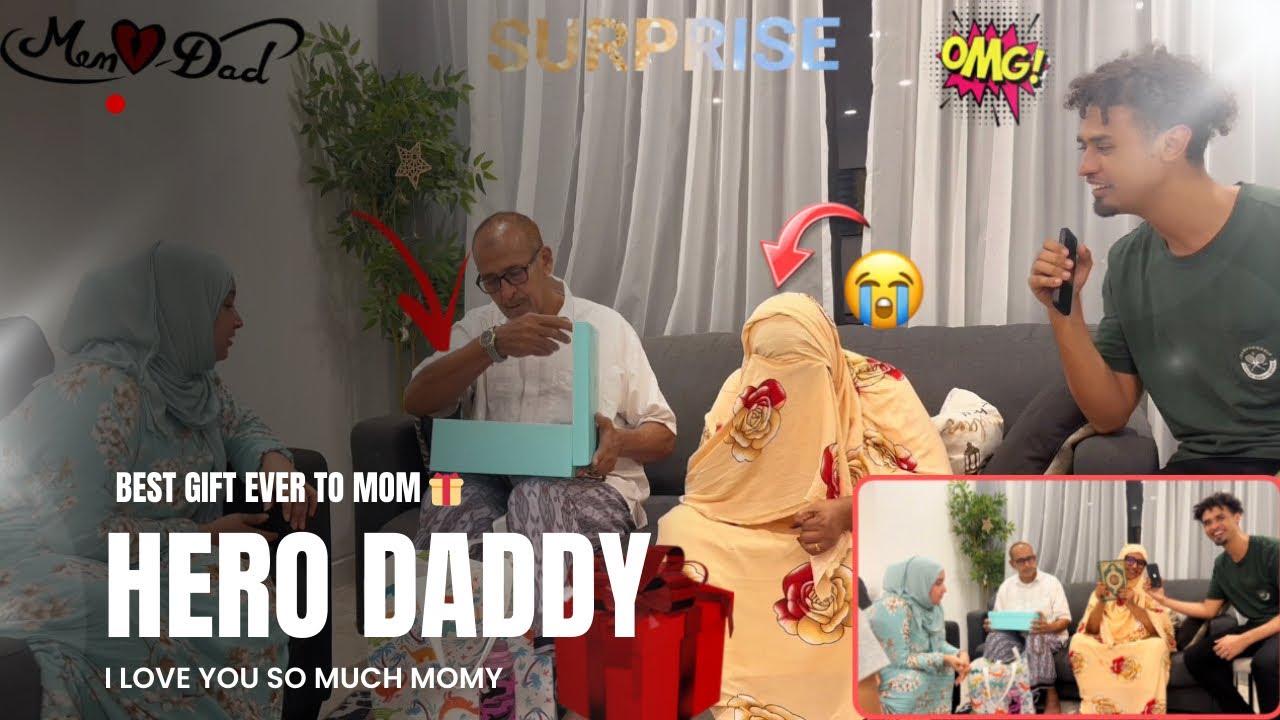 HOOYO OO FARXAD IS CELIN WEESAY SURPRISE WAALI AH USAMEEYA IYO BAABA AAD UGU FARXAY…😭