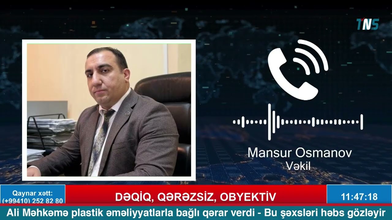 ALI MEHKEME PLASTIK EMELIYYATLARLA BAGLI QERAR VERDI