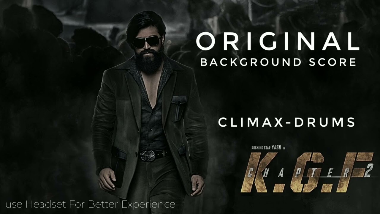 KGF Chapter 2 Original Background Score | Climax- Drums | KGF BGM | YASH #kgfbgm #kgf2 #kgfchapter2