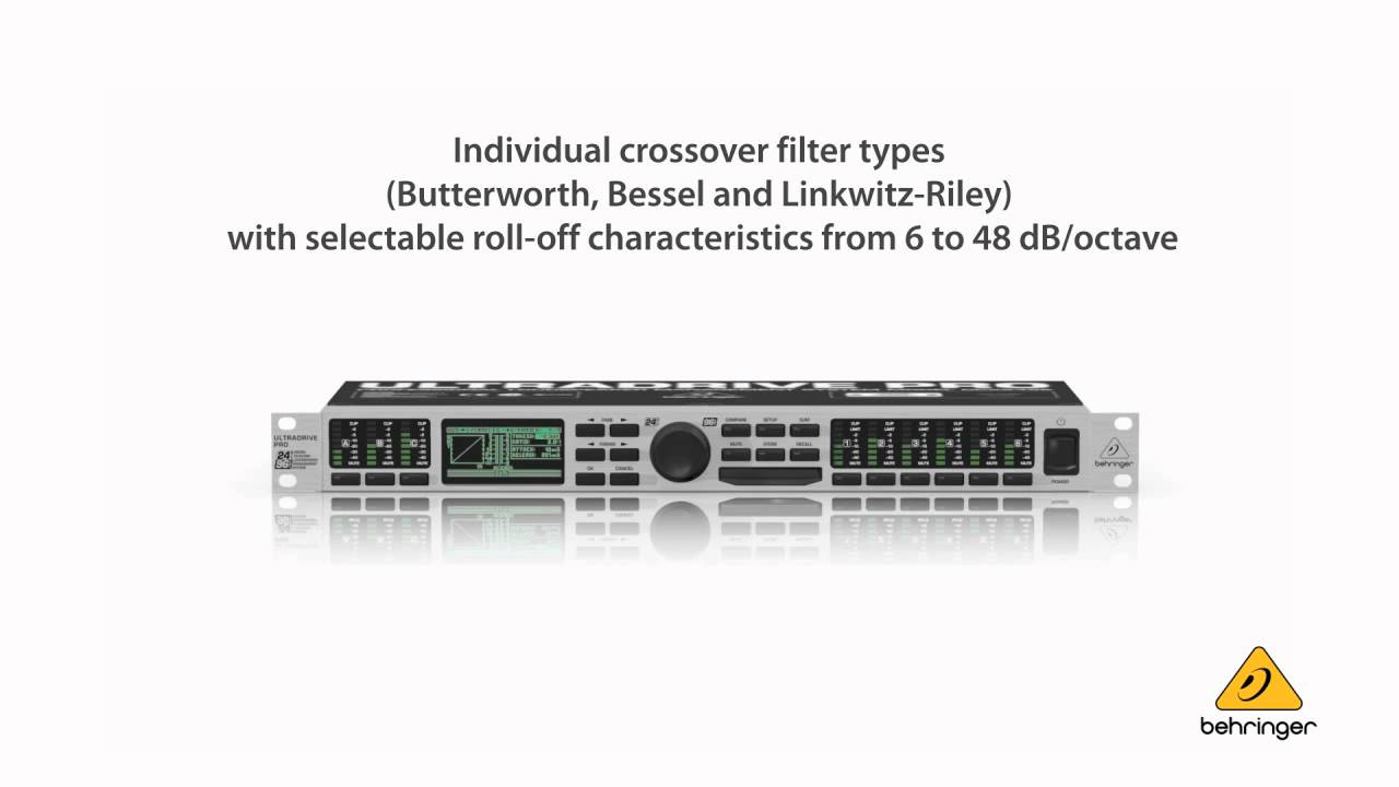 BEHRINGER ULTRADRIVE PRO DCX2496 Precision Digital 24-Bit/96 kHz Loudspeaker Management System