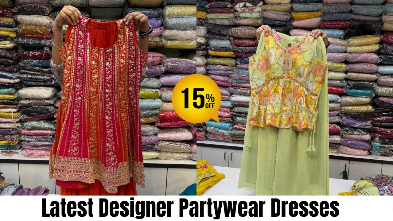 Latest Designer Shrug Model 👗 Sharara Peplum Dresses 🔥 Sowcarpet Market 🛍️Shree Siyala Boutique