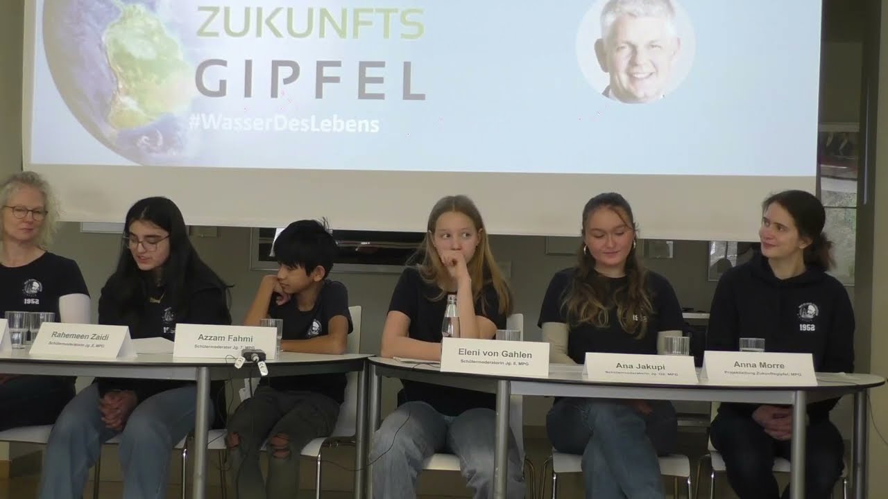 SchülerInnen-Pressekonferenz am Weltwassertag: Vorstellung des  SchülerInnenZukunftsGipfel Bielefeld