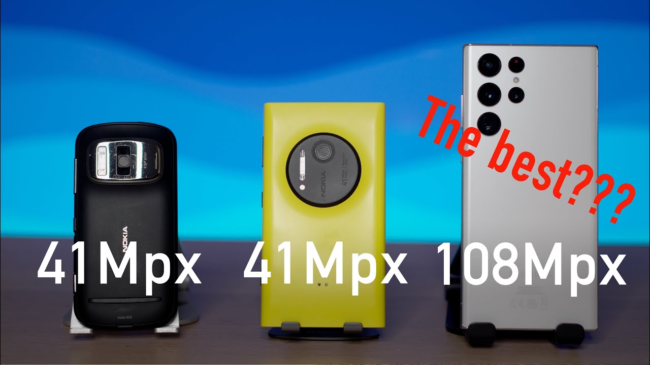 Легендарные Nokia 808 и Lumia 1020 против Galaxy S22 Ultra
