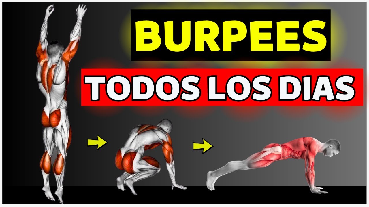 😱 Esto le PASA a tu Cuerpo si Haces 100 BURPEES Diarios por 30 dias l Beneficios para principiantes