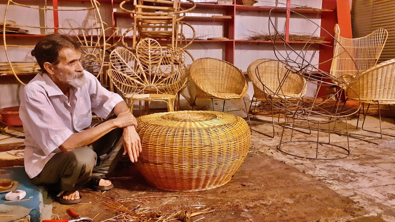 How To Weave a Willow Coffee Table | Basket Weaving Techniques