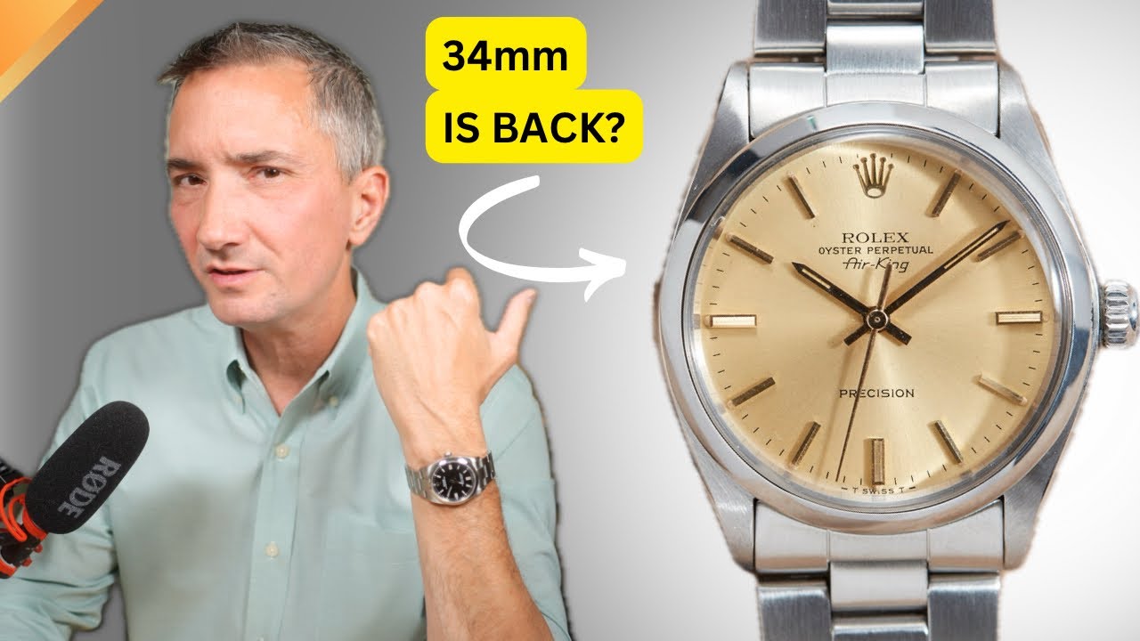 Rolex 34 мм — это новые 36 мм? Лучшая покупка винтажных часов Rolex в 2024 году