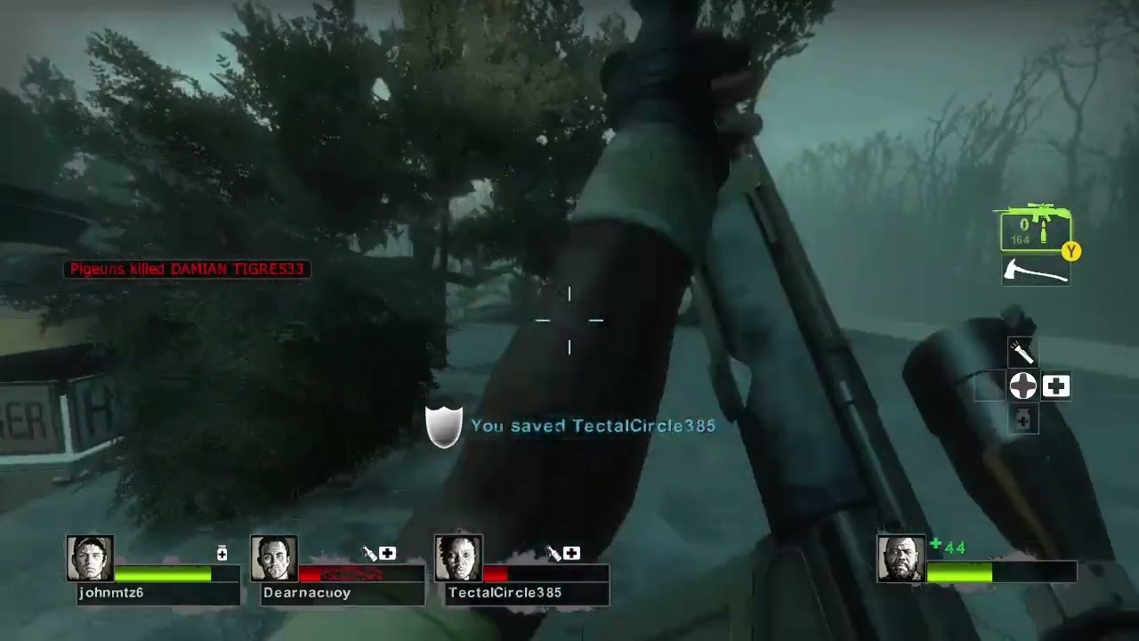 Accidentally getting out of bounds in Left 4 Dead 2! #left4dead2funnymoments #left4dead2 #l4d2versus