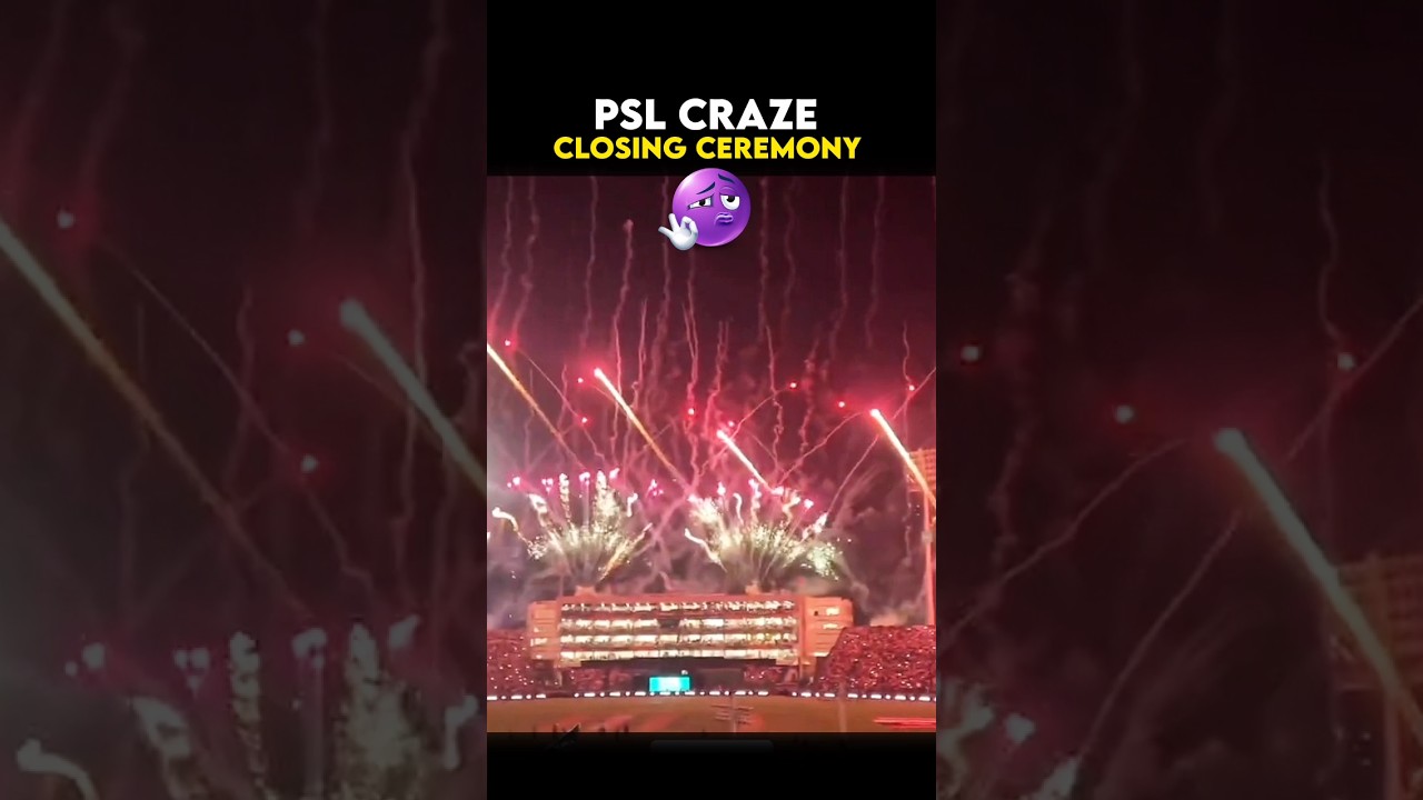 PSL 2026 Closing Ceremony Surprised Everyone 😱🔥 #psl2026