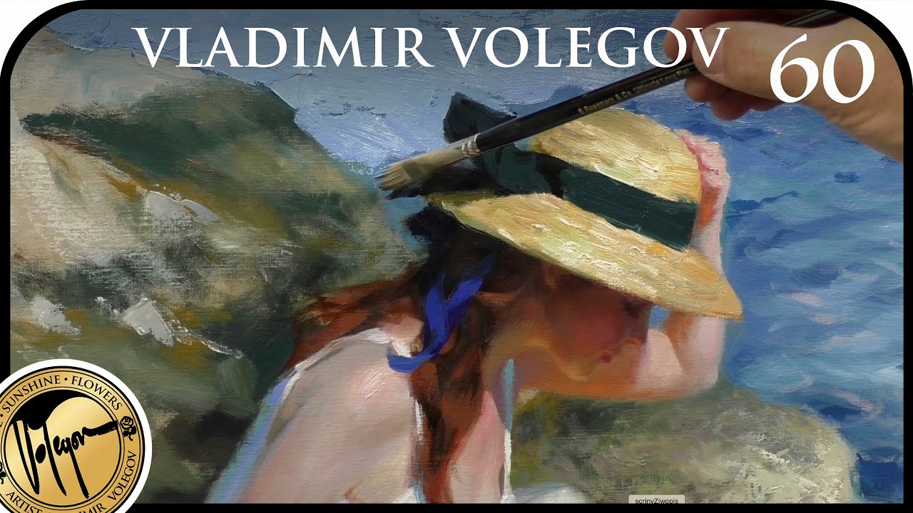 How to paint a female figure at Sunny Seashore in oil