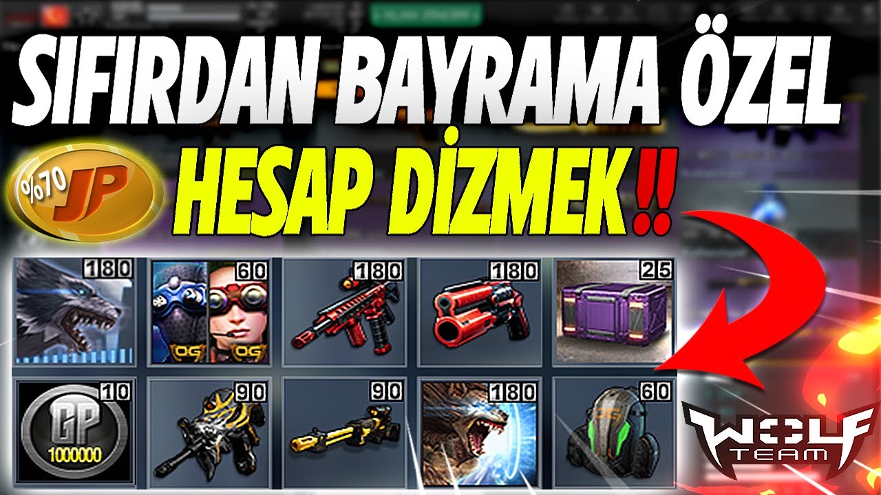 SIFIRDAN HESAP NASIL DİZİLİR ? + 100 BİN NAKİTE HESAP DİZMEK ! BAYRAM'A ÖZEL !! #WOLFTEAM 2024