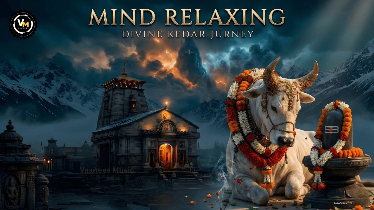 AdiYogi Shiva | Indian Instrumental Meditation Music 🌙 Mind Relaxing Shiva Ambient | Vaanees Music