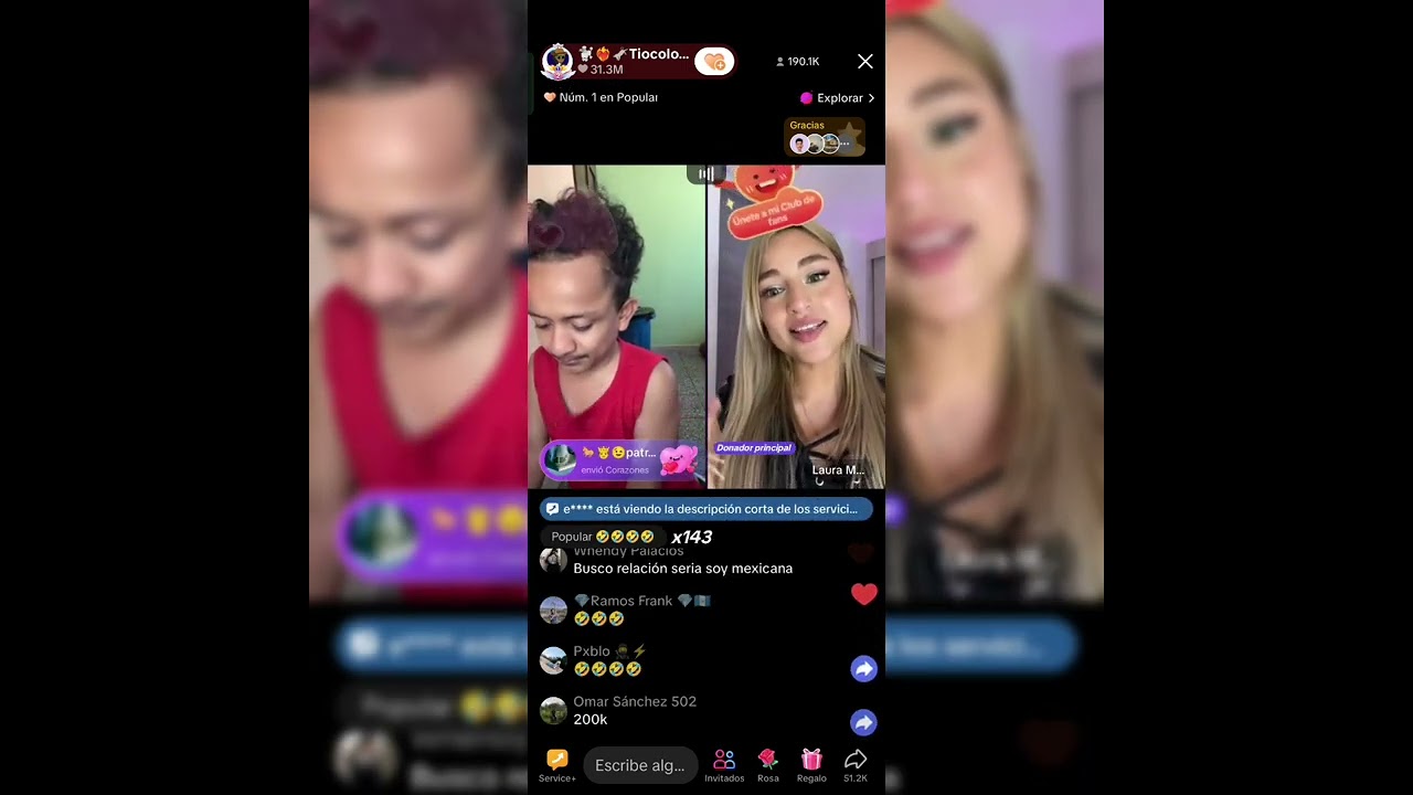 TÍO COLOCHO ROMPE RÉCORD EN TIKTOK 200 MIL VISTAS EN LIVE Y LAURA MENDOZA HACE LLUVIAS INTENSAS😱💦