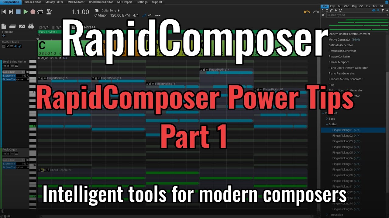 Полезные советы по RapidComposer. Часть 1 — Советы и приемы, которые вы, возможно, пропустили. #а...