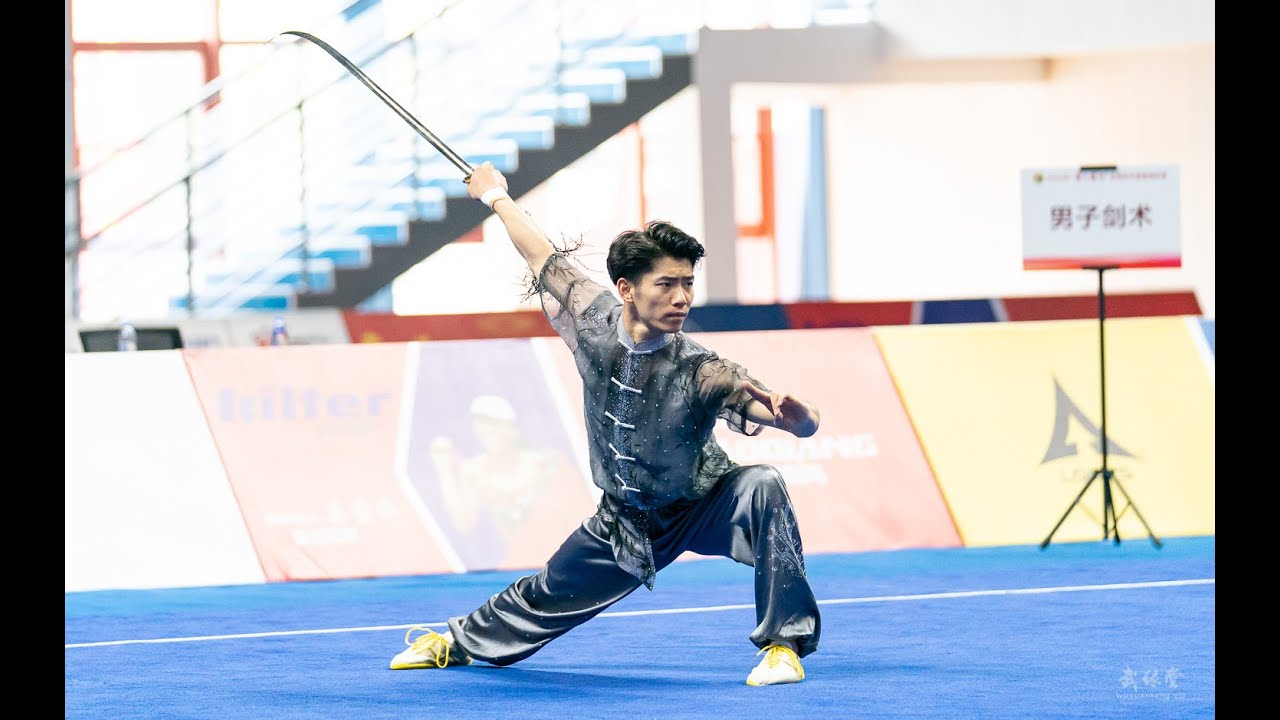男子剑术 第一名 吉林 王荣达 9.803分 2022年“贵人道”杯全国武术套路锦标赛 China National Wushu Taolu Championships