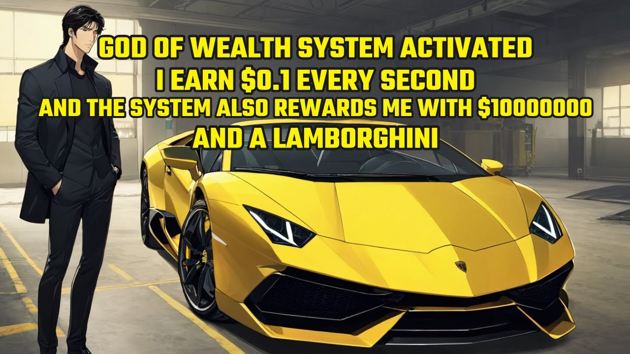 Wealth System Activated: I Earn $0.1 Every Second, And the System Also Rewards Me a Lamborghini！