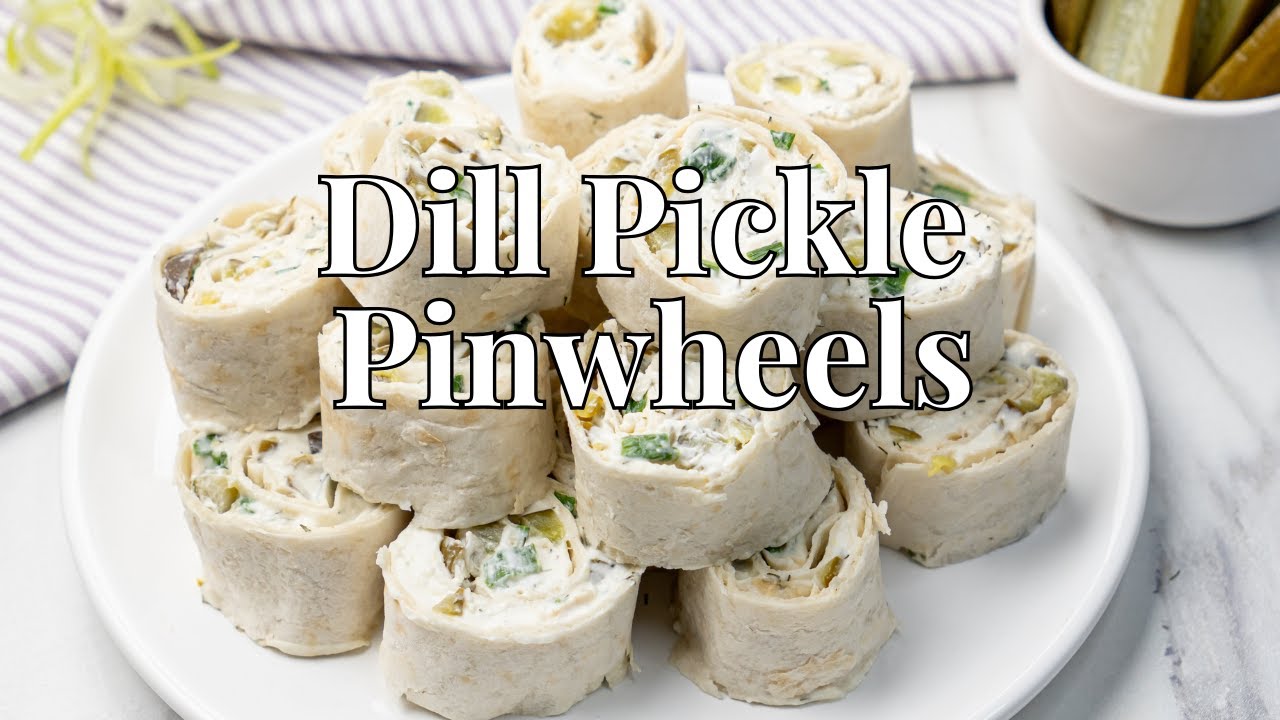 Dill Pickle Pinwheels 🥒 – Easy & Delicious! 😋