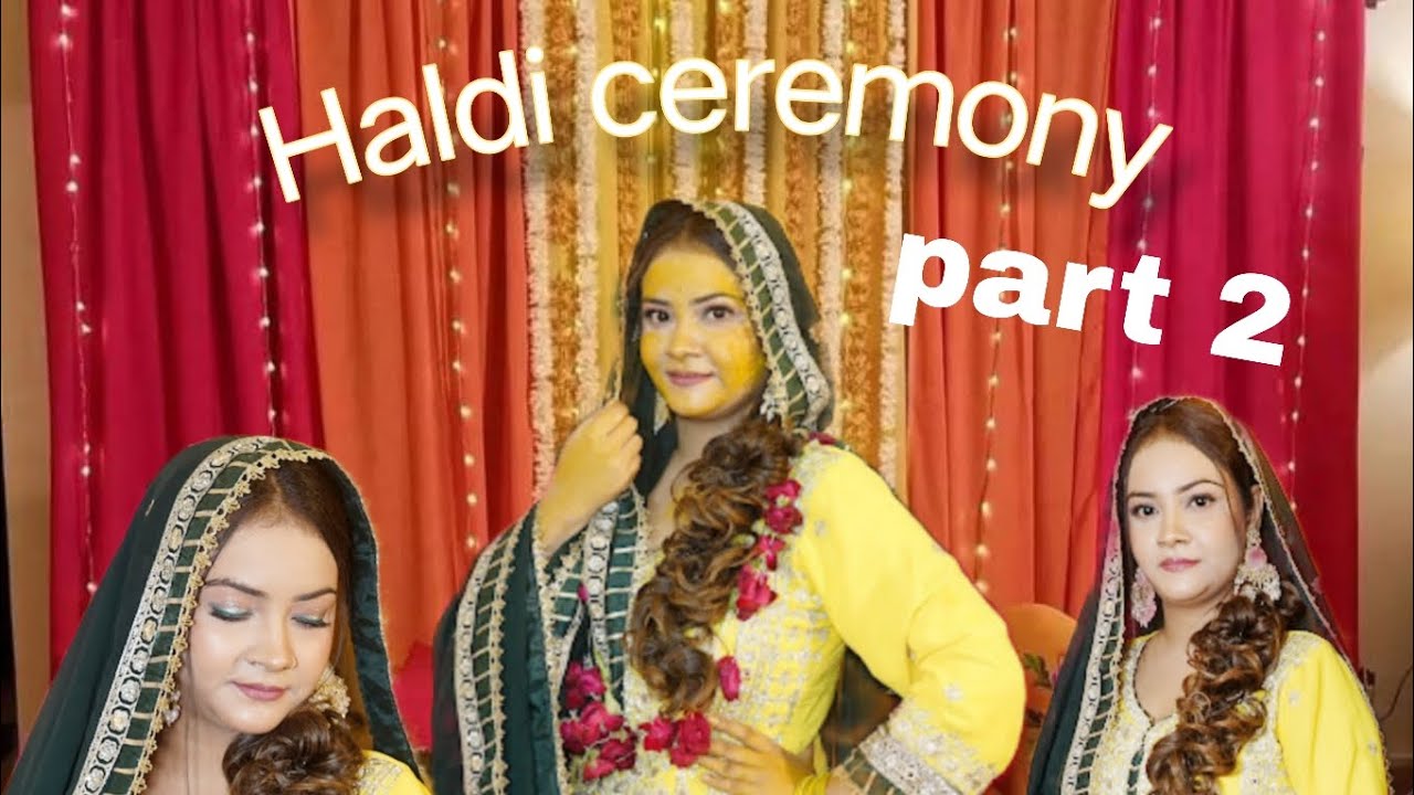 Day 2 Haldi ceremony 🙈 #haldiceremony #firstvlog #haldivlog #explore #ytvlogs 