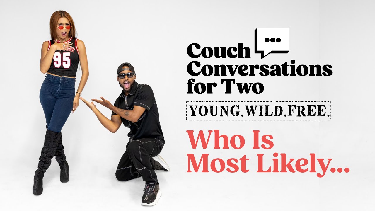 Who Is Most Likely... w/ Algee Smith & Sierra Capri | Young Wild Free | Couch Conversations for Two